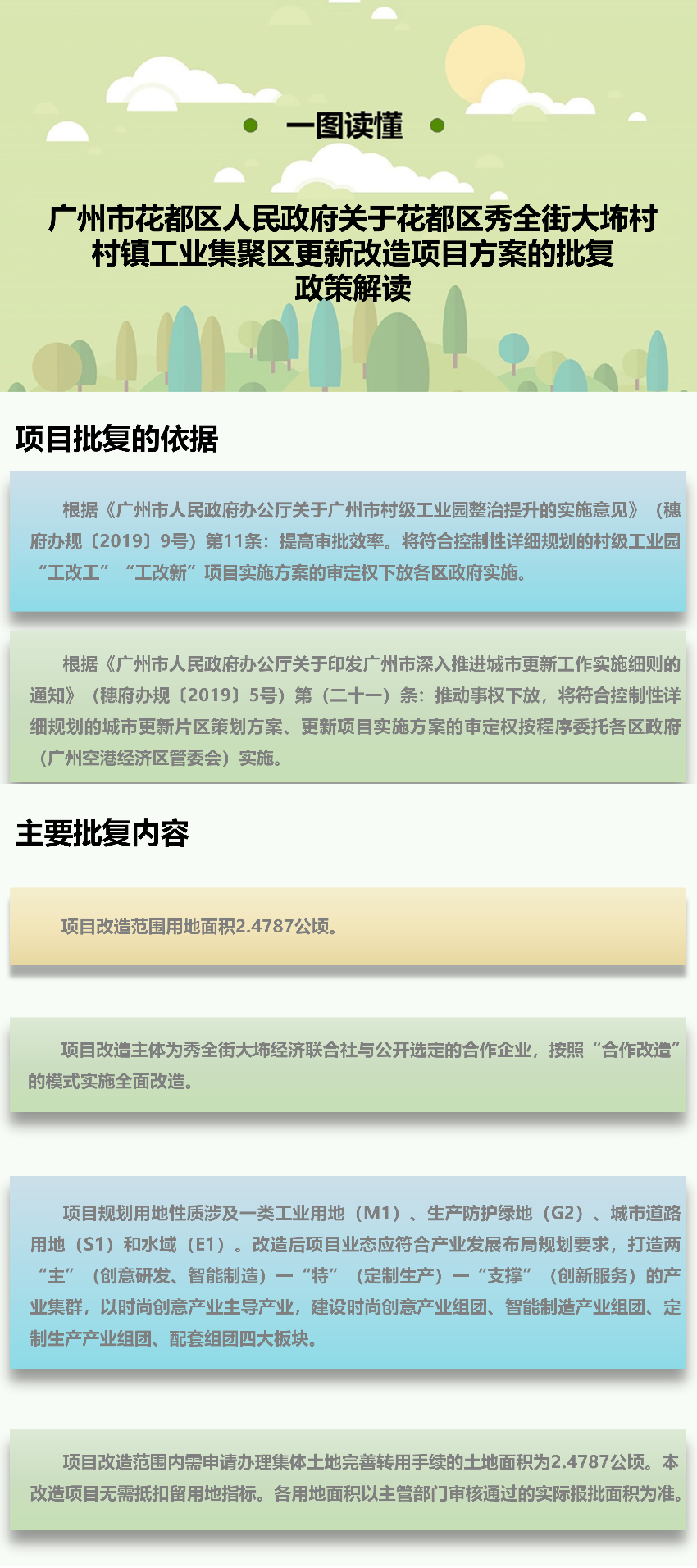 《蜜桃视频
关于花都区秀全街大村村镇工业集聚区更新改造项目方案》图文解读.png