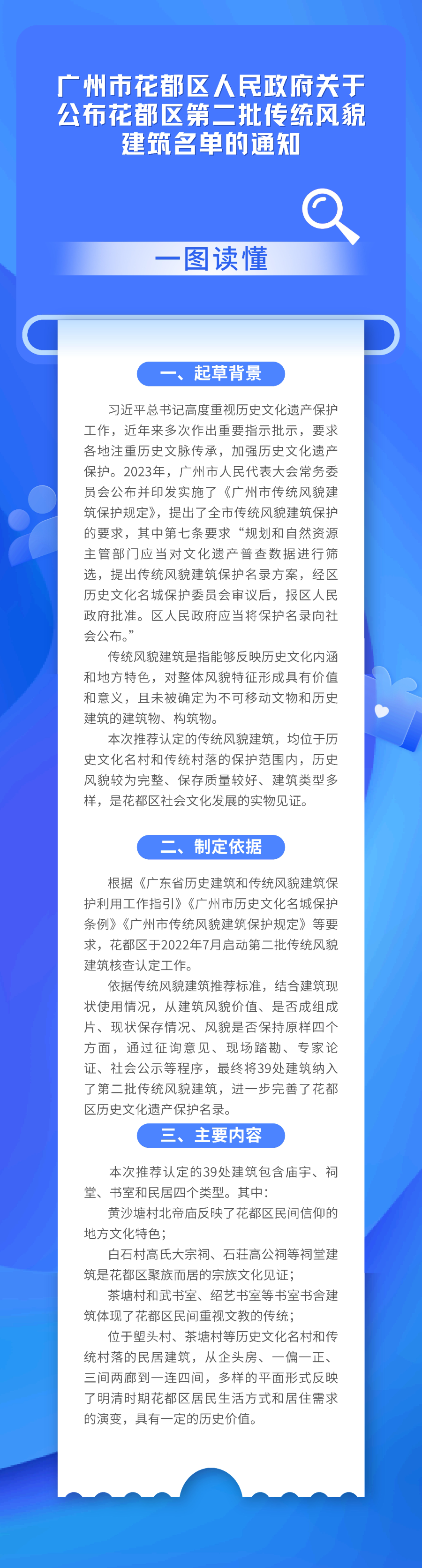 3-2《蜜桃视频
关于公布花都区第二批传统风貌建筑名单的通知》的一图读懂.jpg